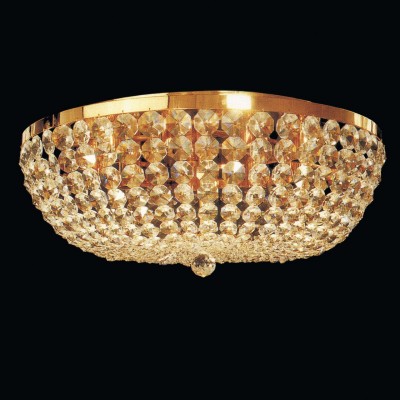 Plafoniera cristal Schöler design de lux Sheraton 65cm, 24K gold plated