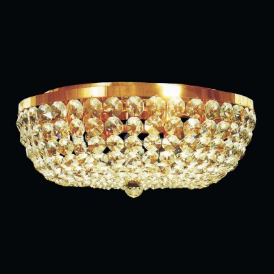 Plafoniera cristal Schöler design de lux Sheraton 55cm, 24K gold plated