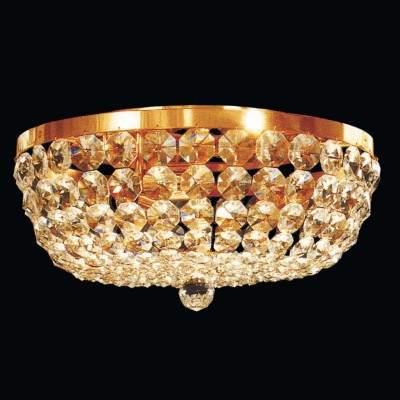 Plafoniera cristal Schöler design de lux Sheraton 45cm, 24K gold plated