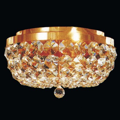 Plafoniera cristal Schöler design de lux Sheraton 35cm, 24K gold plated