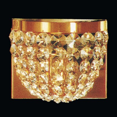 Aplica de perete cristal Schöler design de lux Sheraton, 24K gold plated