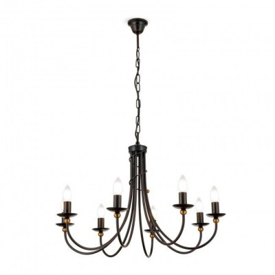 Candelabru design rustic cu 8 brate Giovanni