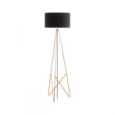 Lampadar elegant design modern CAMPORALE cupru/ negru