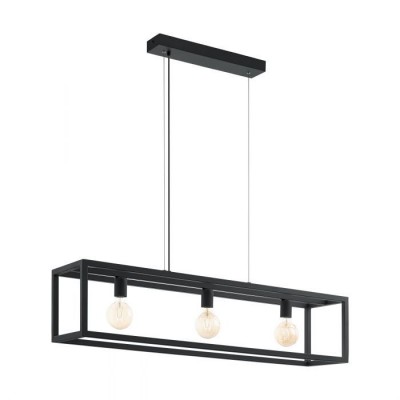 Lustra design Industrial Style ELSWICK neagra