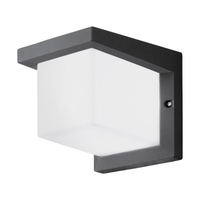 Aplica de perete LED exterior moderna IP54 DESELLA 1 antracit