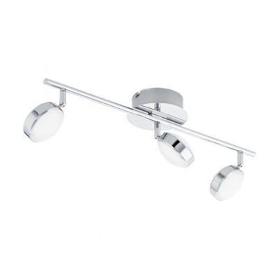 Lustra moderna cu 3 spoturi LED, finisaj crom, L-56cm, SALTO