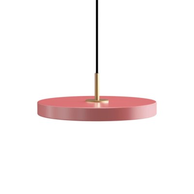 Lustra LED design scandinav Asteria mini - rose/ auriu