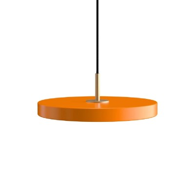 Lustra LED design scandinav Asteria mini - orange/ auriu