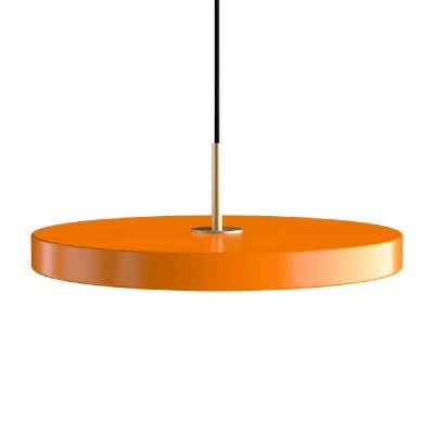 Lustra LED design scandinav Asteria medium - orange/ auriu