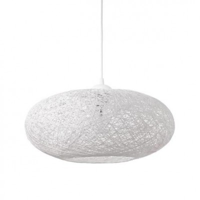 Lustra, Pendul modern alb, diam.45cm, H-110cm, Campilo