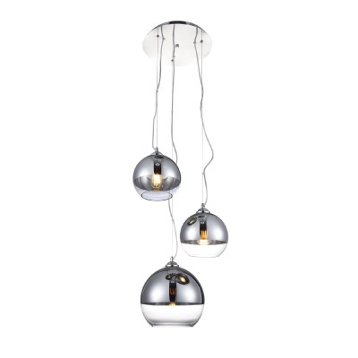 Lustra design modern Silver Ball 3