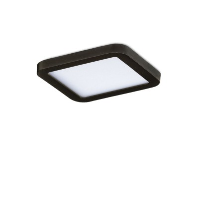 Spot LED pentru baie incastrat IP44 Slim 9 square 4000K negru