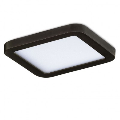 Spot LED pentru baie incastrat IP44 Slim 22 square 3000K negru