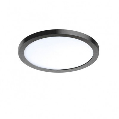 Spot LED pentru baie incastrat IP44 Slim 22 round 3000K negru