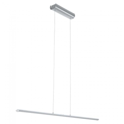 Lustra,Pendul modern finisaj nickel, dim.110x8cm, H-110cm, LED Pellaro