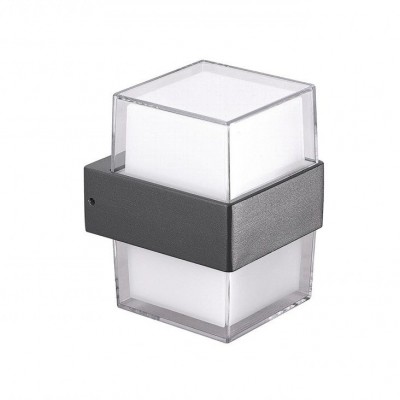 Aplica LED de perete exterior moderna IP54 LARS SQUARE 3000K