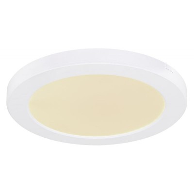 Plafoniera LED design modern, diametru 22cm, LASSE alb