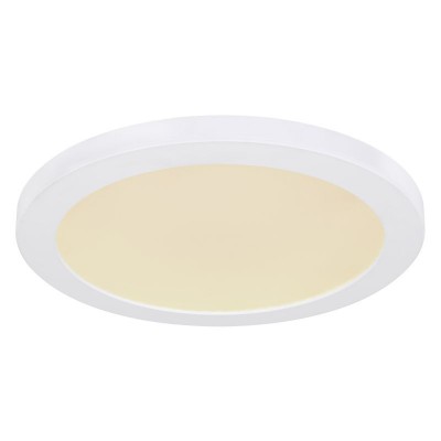 Plafoniera LED design modern, diametru 29,8cm, LASSE alb