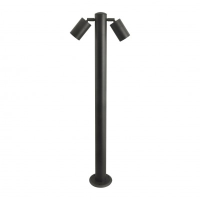 Stalp de exterior cu spoturi directionabile IP44 ROLF 2 90cm negru