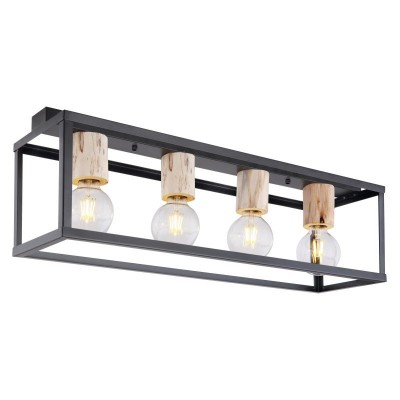 Plafoniera design modern HAGAR negru