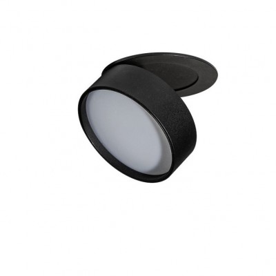 Spot LED incastrat directionabil de tavan/plafon MONA 18W 3000K negru