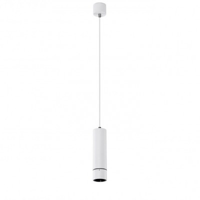 Pendul modern minimalist cu spot LED reglabil GALILEO 1 alb