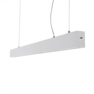 Lustra LED moderna design minimalist LINNEA 140cm alba
