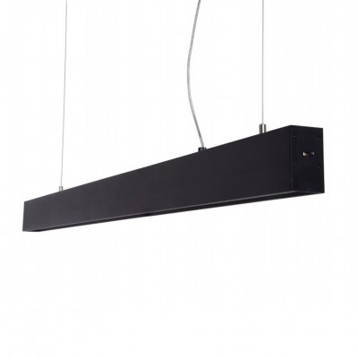 Lustra LED moderna design minimalist LINNEA 140cm negru