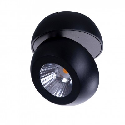 Spot LED aplicat directionabil de tavan/plafon OJOS 1 negru