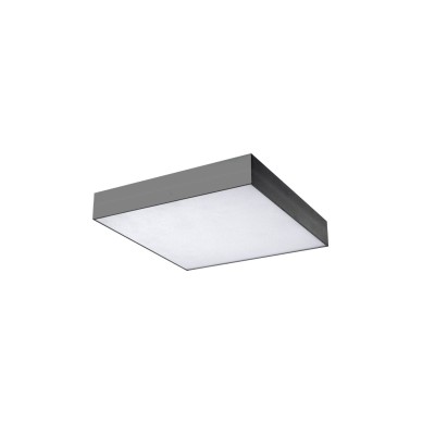 Plafoniera LED cu telecomanda design slim MONZA S 22 CCT neagra