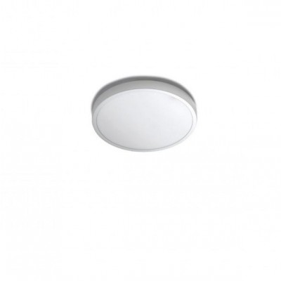 Mini Plafoniera LED design slim MALTA R 18 3000K alba