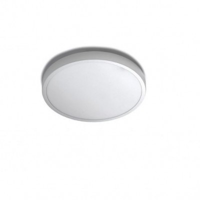 Mini Plafoniera LED design slim MALTA R 23 3000K alba