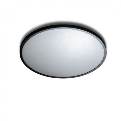 Plafoniera LED design slim MALTA R 40 3000K neagra