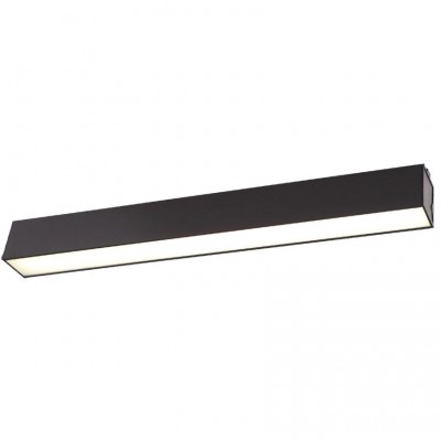 Plafoniera LED dimabila design modern LINEAR, 4000K negru