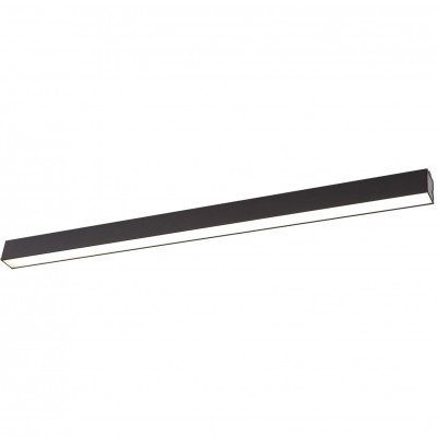 Plafoniera LED dimabila design modern LINEAR, 4000K negru