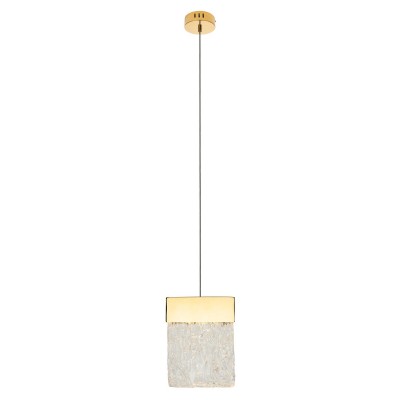 Pendul LED dimabil design modern VETRO auriu