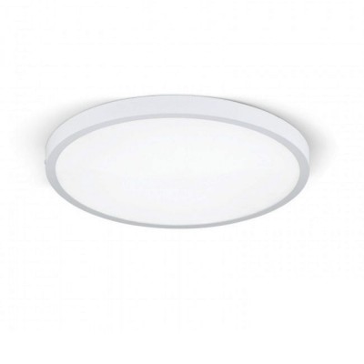 Plafoniera LED moderna design slim Lero 40cm alba