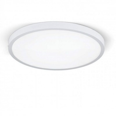 Plafoniera LED moderna design slim Lero 60cm alba