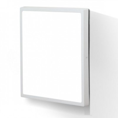 Plafoniera LED moderna design slim Lero 60x60cm alba