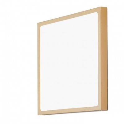 Plafoniera LED moderna design slim Lero 30x30cm auriu mat