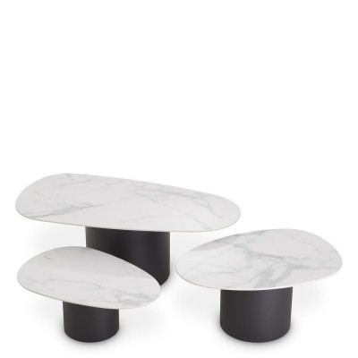 Set de 3 masute laterale design modern LUX Zane