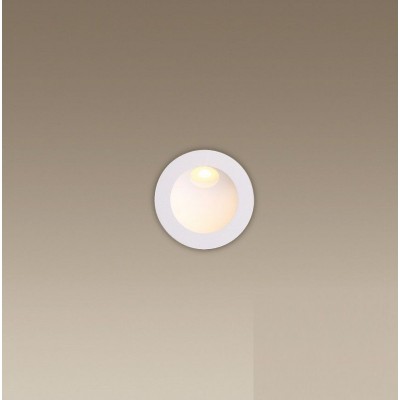 Spot LED cu protectie IP54, diam.8cm, alb, TIME 