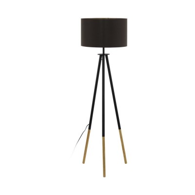 Lampadar design modern tip trepied BIDFORD negru