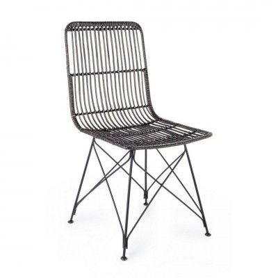 Set de 4 scaune design clasic LUCILA BLACK