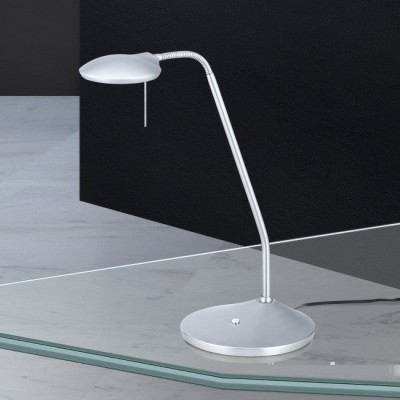 Lampa LED de birou dimabila stil modern Cobra satin chrome