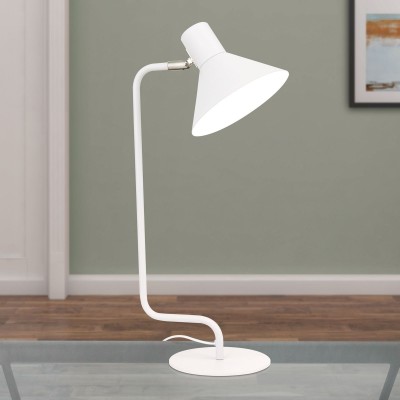 Veioza / Lampa de birou stil modern VIKTORIA alba