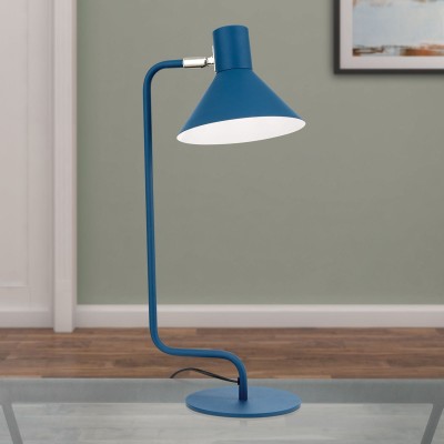 Veioza / Lampa de birou stil modern VIKTORIA albastra