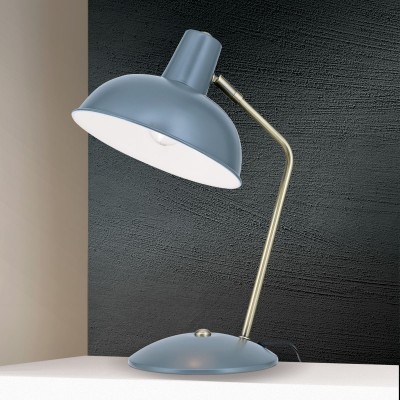 Veioza / Lampa de birou stil elegant Fedra gri
