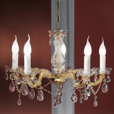 Candelabru stil clasic elegant cu 5 brate Marie Claire auriu