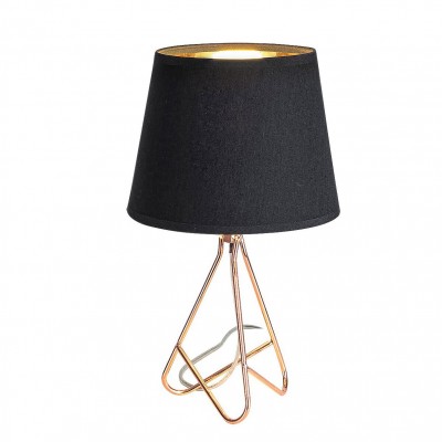 Veioza / Lampa de masa eleganta stil industrial Blanka negru/auriu